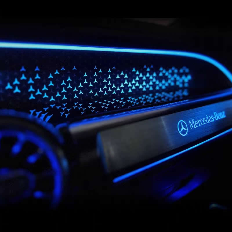 星空面板皮革汽車內(nèi)飾有機硅全硅透光皮革